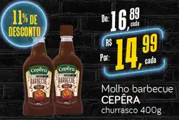 Cometa Supermercados molho barbecue cepêra churrasco oferta