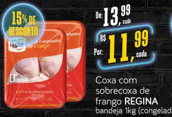 Cometa Supermercados Coxa com sobrecoxa de frango regina oferta
