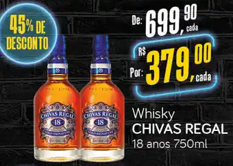 Cometa Supermercados Whisky chivas regal 18 anos oferta
