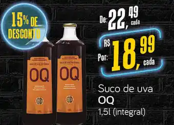 Cometa Supermercados Suco de uva OQ oferta