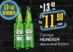 Cometa Supermercados Cerveja heineken descartável oferta