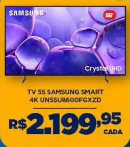 DB Supermercados tv 55 samsung smart 4k oferta