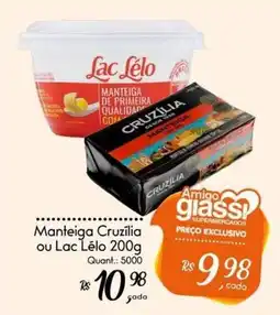 Giassi Supermercados Manteiga cruzília ou lac lélo oferta