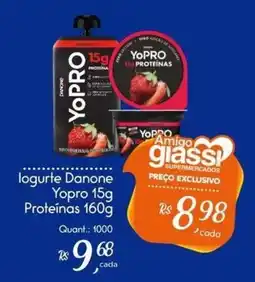 Giassi Supermercados logurte Danone Yopro 15g Proteínas oferta