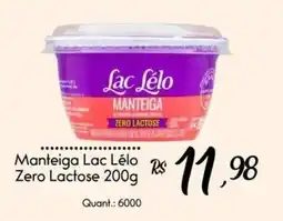Giassi Supermercados Manteiga lac lelo zero lactose oferta