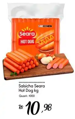 Giassi Supermercados Salsicha Seara Hot Dog oferta