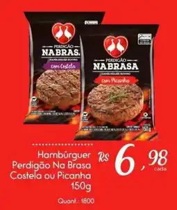 Giassi Supermercados Hambúrguer Perdigão Na Brasa Costela ou Picana oferta