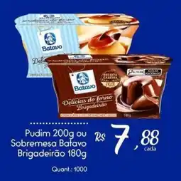 Giassi Supermercados Pudim ou Sobremesa Batavo Brigadeirão oferta