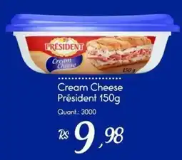 Giassi Supermercados Cream Cheese Président oferta