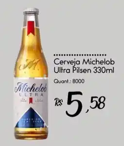 Giassi Supermercados Cerveja Michelob Ultra Pilsen oferta