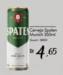 Giassi Supermercados Cerveja spaten munich oferta