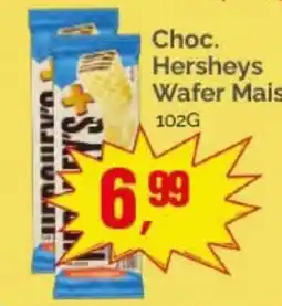 Supermercados Rena Choc. Hersheys Wafer Mais oferta