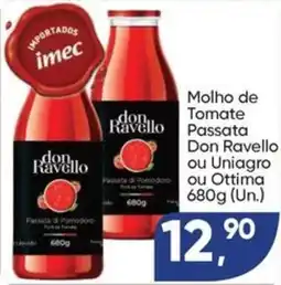 Imec Supermercados molho de tomate passata don ravello ou unia gro ou ottima oferta