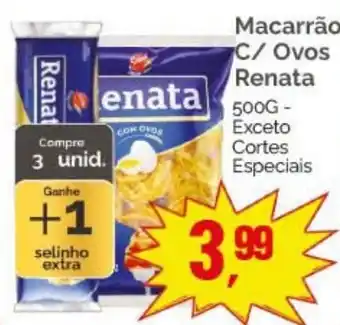 Supermercados Rena Macarrão c/ ovos renata oferta