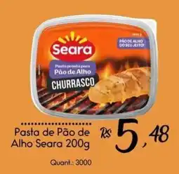 Giassi Supermercados Pasta de Pão de Alho Seara oferta