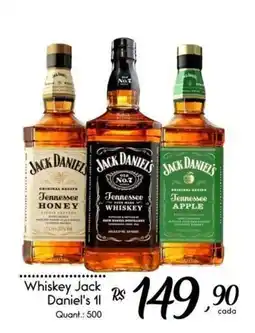 Giassi Supermercados Whiskey jack daniel's 1l oferta
