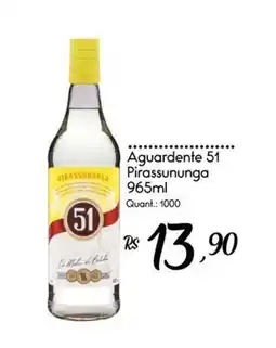 Giassi Supermercados Aguardente 51 Pirassununga oferta