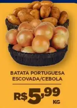 DB Supermercados batata portuguesa escovada/cebola oferta
