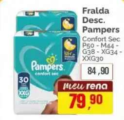 Supermercados Rena Fralda Desc. Pampers oferta