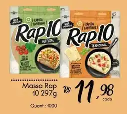 Giassi Supermercados Massa rap 10 oferta