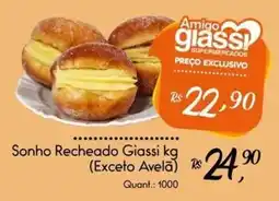 Giassi Supermercados Sonho recheado giassi kg oferta