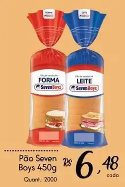 Giassi Supermercados Pão Seven Boys oferta