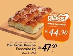 Giassi Supermercados Pão Giassi Brioche Francaise oferta