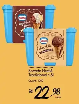 Giassi Supermercados Sorvete Nestlé Tradicional oferta