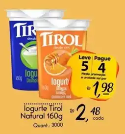 Giassi Supermercados logurte tirol natural oferta