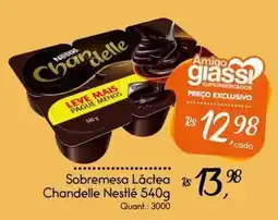 Giassi Supermercados Sobremesa Láctea Chandelle Nestlé oferta