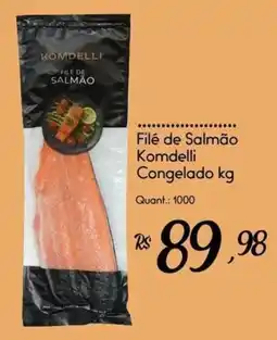 Giassi Supermercados filé de salmão komdelli oferta