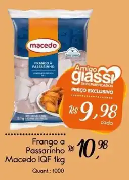 Giassi Supermercados Frango a passarinho macedo iqf oferta