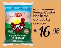 Giassi Supermercados Frango caipira nhô bento cortado oferta