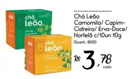 Giassi Supermercados Chá Leão oferta
