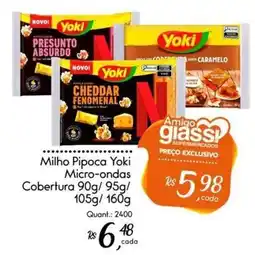 Giassi Supermercados Milho Pipoca Yoki Micro-ondas oferta