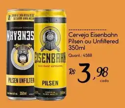Giassi Supermercados Cerveja eisenbahn pilsen ou unfiltered oferta