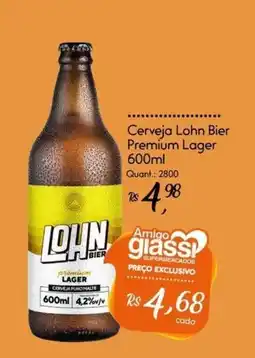 Giassi Supermercados Cerveja lohn bier premium lager oferta
