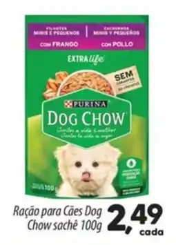 Asun Ração para Cães Dog Chow sachê oferta