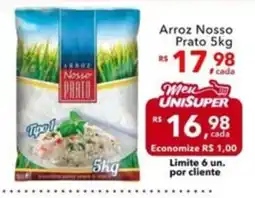 UniSuper Arroz Nosso Prato oferta