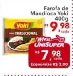 UniSuper Farofa de Mandioca Yoki oferta