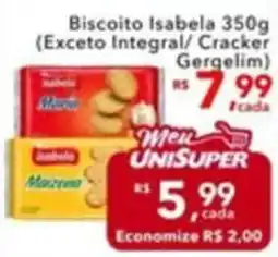 UniSuper Biscoito isabela oferta