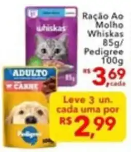 UniSuper Ração Ao Molho Whiskas oferta