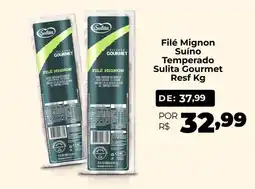 Andorinha Hipermercado Filé mignon suíno temperado sulita gourmet oferta