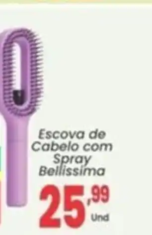 Escova de Cabelo com Spray Bellissima