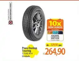 Atacadão Pneu Dunlop Touring 175/65 R14 oferta