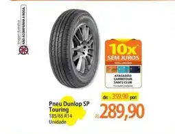 Atacadão Pneu Dunlop SP Touring 185/65 R14 oferta