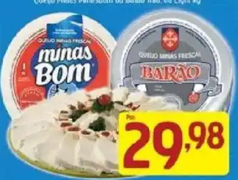 Supermercados Guanabara queijo minas frescal minas bom oferta