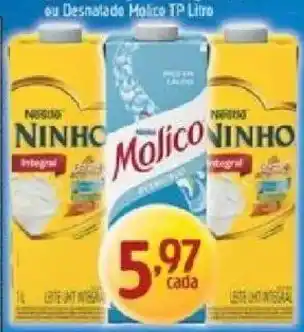 Supermercados Guanabara Desnatado molico tp litro oferta