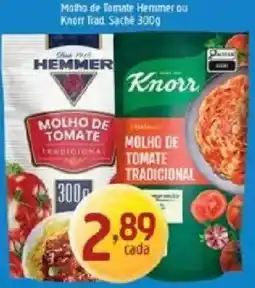Supermercados Guanabara molho de tomate hemmer ou knorr trad oferta
