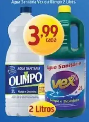Supermercados Guanabara Água Sanitária Vex ou Olimpo oferta